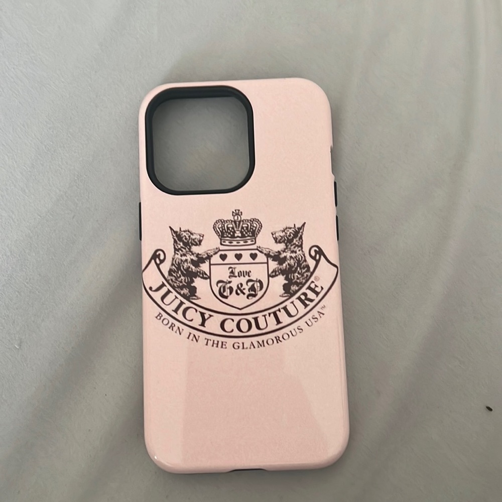 Juicy Couture IPhone 13 Pro case.